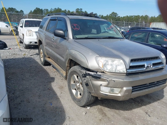 2005 Toyota 4Runner SR5 with VIN JTEZU14R050050572, listed as a IAAI auction lot 41660017 with 286,428 mi miles. Bid and sale history available at carsss.com. Image 1.