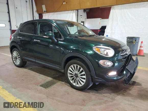 2016 FIAT 500X Lounge z VIN ZFBCFYDT6GP500506, wystawiony jako Copart lot #57641575 z przebiegiem 55 274 mil mil oraz Szkody całkowita. Historia ofert i sprzedaży dostępna na DreamBid. Obrazek 4.
