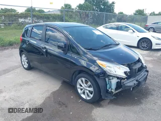 2014 Nissan Note S Plus with VIN 3N1CE2CP9EL367835, listed as a IAAI auction lot 42711802 with 117,316 mi miles and . Bid and sale history available at DreamBid. Image 1.