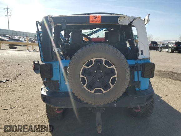 2017 Jeep Wrangler Unlimited Rubicon Recon with VIN 1C4BJWFG0HL582320, listed as a Copart auction lot 85435514 with 123,332 mi miles and Salvage title. Bid and sale history available at DreamBid. Image 6.