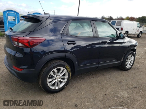 2021 Chevrolet TrailBlazer LS with VIN KL79MMS27MB126915, listed as a Copart auction lot 54515904 with 67,341 mi miles and . Bid and sale history available at DreamBid. Image 3.