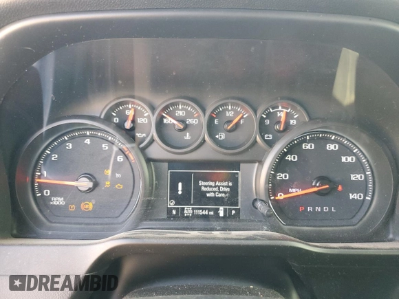 2021 Chevrolet Silverado 1500 Custom Trail Boss with VIN 1GCPYCEF9MZ145030, listed as a Copart auction lot 49267015 with 111,544 mi miles and Salvage Title. Bid and sale history available at DreamBid. Image 9.