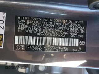2023 Toyota Crown XLE z VIN JTDAAAAF6P3006632, wystawiony jako Copart lot #41486855 z przebiegiem 24 517 mil mil oraz Szkody całkowita. Historia ofert i sprzedaży dostępna na DreamBid. Obrazek 12.