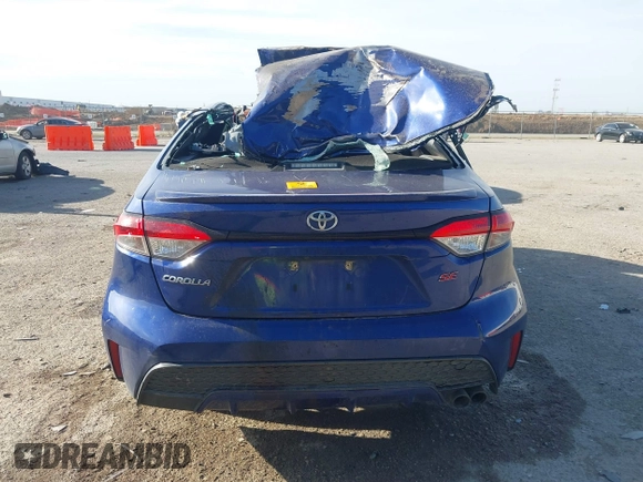 2020 Toyota Corolla SE with VIN JTDS4RCEXLJ053070, listed as a IAAI auction lot 41797751 with 1 mi miles. Bid and sale history available at carsss.com. Image 16.