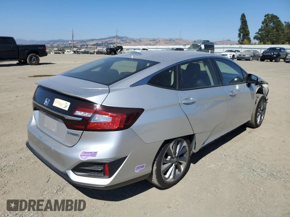 2018 Honda Clarity Plug-In Hybrid with VIN JHMZC5F17JC023527, listed as a Copart auction lot 66971034 with 58,004 mi miles and Salvage Title. Bid and sale history available at carsss.com. Image 3.