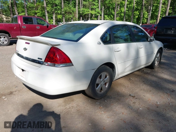 2008 Chevrolet Impala LT with VIN 2G1WT58K981335769, listed as a IAAI auction lot 42138473 with 162,485 mi miles and . Bid and sale history available at DreamBid. Image 4.