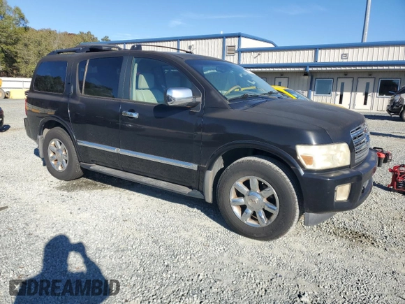 2004 Infiniti QX56 with VIN 5N3AA08C34N806460, listed as a Copart auction lot 80672124 with 193,607 mi miles and Clean Title. Bid and sale history available at carsss.com. Image 4.