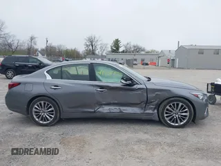 2018 Infiniti Q50 3.0t LUXE with VIN JN1EV7AR5JM441925, listed as a IAAI auction lot 41975558 with 139,243 mi miles. Bid and sale history available at carsss.com. Image 14.