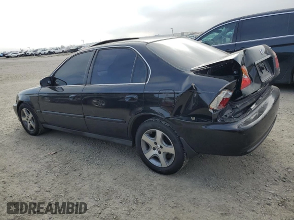 1999 Honda Civic EX z VIN 2HGEJ8641XH531176, wystawiony jako Copart lot #50145445 z przebiegiem 138 366 mil mil oraz Szkoda całkowita • Salvage title. Historia ofert i sprzedaży dostępna na DreamBid. Obrazek 2.