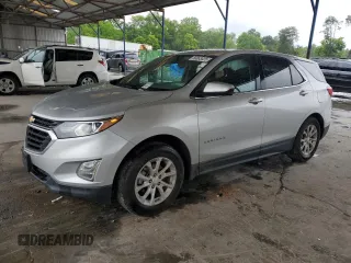 2018 Chevrolet Equinox LT with VIN 3GNAXJEV9JL291278, listed as a Copart auction lot 60251975 with 85,547 mi miles and Salvage title. Bid and sale history available at DreamBid. Image 1.