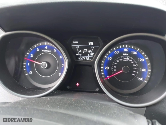 2016 Hyundai Elantra SE with VIN KMHDH4AE9GU586997, listed as a IAAI auction lot 41951871 with 122,473 mi miles. Bid and sale history available at carsss.com. Image 7.