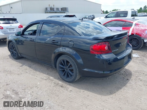 2014 Dodge Avenger SE with VIN 1C3CDZAG3EN104594, listed as a IAAI auction lot 42561392 with 129,208 mi miles and . Bid and sale history available at DreamBid. Image 3.