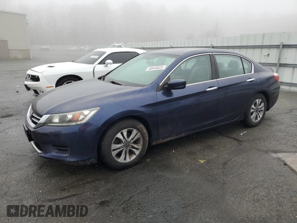 2014 Honda Accord LX with VIN 1HGCR2F37EA299067, listed as a Copart auction lot 50544825 with 190,972 mi miles and Salvage Title. Bid and sale history available at carsss.com. Image 1.
