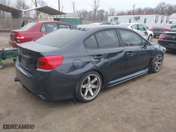 2017 Subaru WRX with VIN JF1VA1B69H9802733, listed as a IAAI auction lot 41748034 with 159,169 mi miles. Bid and sale history available at carsss.com. Image 4.
