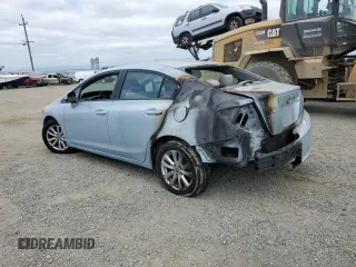 2012 Honda Civic EX with VIN 2HGFB2F86CH579963, listed as a Copart auction lot 53362995 with Not Provided miles and Non Repairable. Bid and sale history available at DreamBid. Image 2.