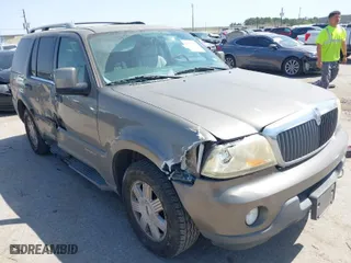 2004 Lincoln Aviator Luxury with VIN 5LMEU68H74ZJ01196, listed as a IAAI auction lot 41853470 with 102,112 mi miles. Bid and sale history available at carsss.com. Image 1.