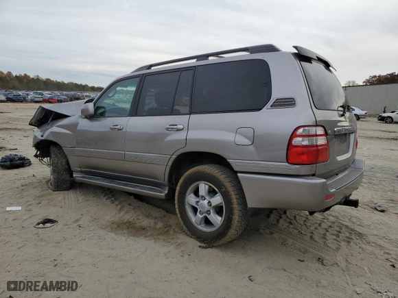 2005 Toyota Land Cruiser with VIN JTEHT05J352071860, listed as a Copart auction lot 78810494 with 219,605 mi miles and Salvage Title. Bid and sale history available at carsss.com. Image 2.