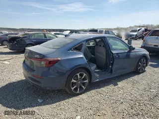 2025 Honda Civic Sedan Hybrid Sport with VIN 2HGFE4F87SH311473, listed as a Copart auction lot 50049975 with 2,230 mi miles and Salvage Title. Bid and sale history available at carsss.com. Image 3.