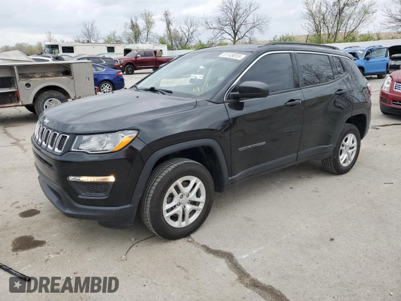 2021 Jeep Compass Sport с VIN 3C4NJDAB4MT504800, выставлен на аукционе Copart как лот 51149015 с пробегом 73 897 миль миль и Списание • Salvage title. История ставок и продаж доступна на DreamBid. Изображение 1.