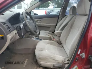 2008 Kia Spectra EX with VIN KNAFE121485514260, listed as a Copart auction lot 70401794 with 220,682 mi miles and Salvage Title. Bid and sale history available at carsss.com. Image 7.