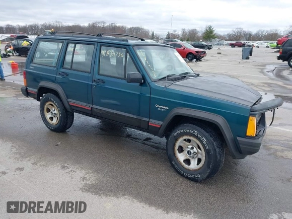 1996 Jeep Cherokee Sport with VIN 1J4FJ68S5TL235507, listed as a IAAI auction lot 41834736 with 174,634 mi miles. Bid and sale history available at carsss.com. Image 1.