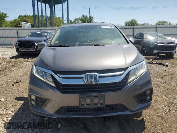 2019 Honda Odyssey EX with VIN 5FNRL6H50KB040732, listed as a Copart auction lot 57309715 with 109,399 mi miles and Salvage title. Bid and sale history available at DreamBid. Image 5.