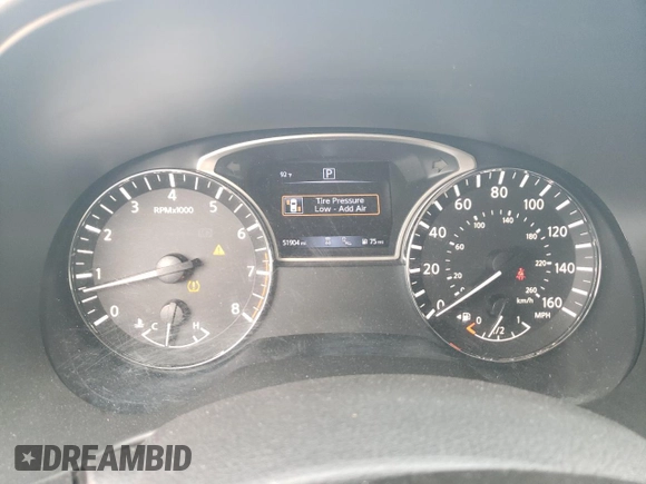 2019 Nissan Pathfinder SL with VIN 5N1DR2MN9KC654050, listed as a Copart auction lot 57473925 with 51,904 mi miles and Salvage title. Bid and sale history available at DreamBid. Image 9.
