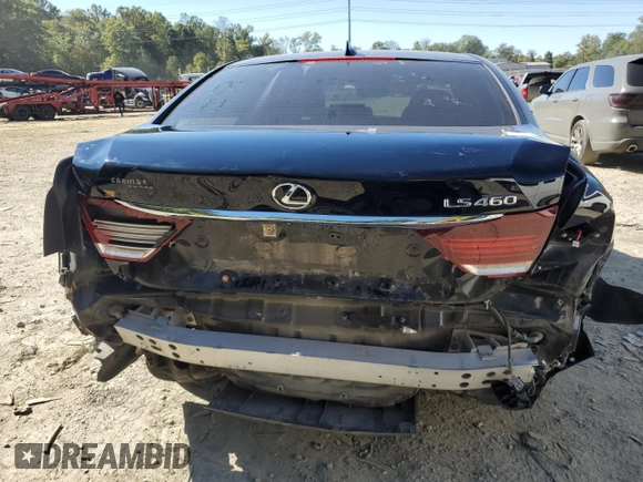 2016 Lexus LS 460 with VIN JTHBL5EF0G5141379, listed as a Copart auction lot 74665294 with 90,124 mi miles and Salvage title. Bid and sale history available at DreamBid. Image 6.
