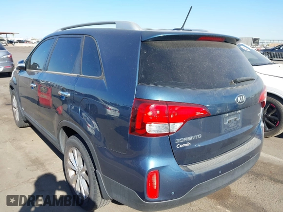 2014 Kia Sorento EX with VIN 5XYKUDA76EG490591, listed as a IAAI auction lot 41341726 with 116,601 mi miles. Bid and sale history available at carsss.com. Image 3.
