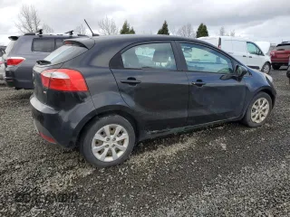2015 Kia Rio LX with VIN KNADM5A30F6509794, listed as a Copart auction lot 46906075 with 80,546 mi miles and Clean Title. Bid and sale history available at carsss.com. Image 3.