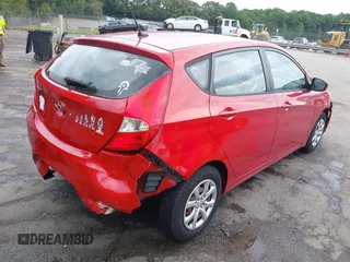 2012 Hyundai Accent GS with VIN KMHCT5AE6CU012772, listed as a IAAI auction lot 42383744 with 185,867 mi miles and . Bid and sale history available at DreamBid. Image 4.