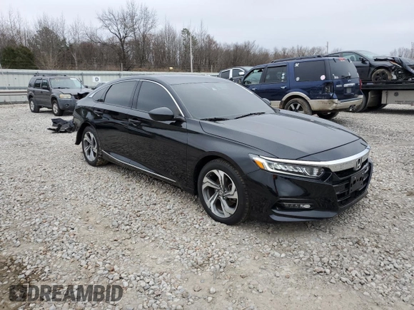 2018 Honda Accord EX with VIN 1HGCV1F42JA260038, listed as a Copart auction lot 44267305 with 59,176 mi miles and Salvage Title. Bid and sale history available at DreamBid. Image 4.