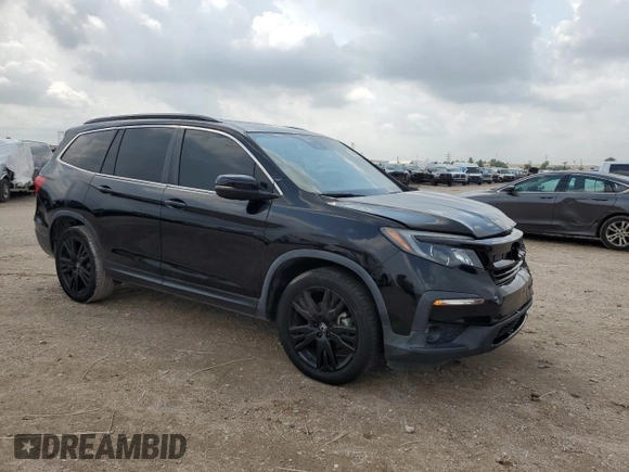 2021 Honda Pilot Special Edition with VIN 5FNYF5H29MB022140, listed as a Copart auction lot 54865815 with 87,294 mi miles and Salvage Title. Bid and sale history available at DreamBid. Image 4.