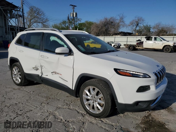 2017 Jeep Cherokee Limited with VIN 1C4PJLDB0HW526159, listed as a Copart auction lot 50055595 with 90,139 mi miles and Salvage Title. Bid and sale history available at carsss.com. Image 4.