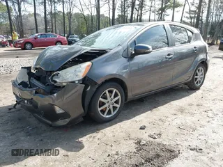 2013 Toyota Prius One with VIN JTDKDTB36D1046910, listed as a IAAI auction lot 41602468 with 194,828 mi miles and . Bid and sale history available at carsss.com. Image 2.