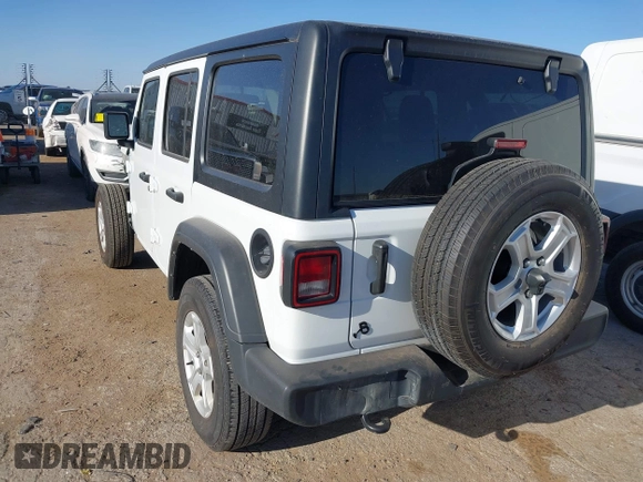 2023 Jeep Wrangler Willys with VIN 1C4HJXDN5PW574731, listed as a IAAI auction lot 42282665 with 68,163 mi miles and . Bid and sale history available at DreamBid. Image 3.
