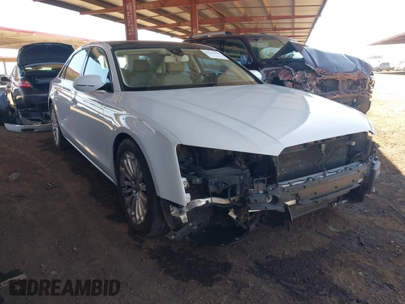 2015 Audi A8 3.0T z VIN WAU3GAFD8FN019722, wystawiony jako IAAI lot #42292255 z przebiegiem 126 889 mil mil oraz . Historia ofert i sprzedaży dostępna na DreamBid. Obrazek 1.