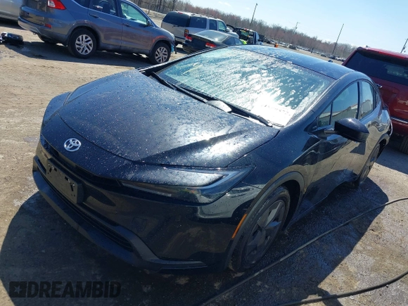 2024 Toyota Prius LE with VIN JTDACAAU9R3037143, listed as a IAAI auction lot 41890522 with 1,792 mi miles and . Bid and sale history available at carsss.com. Image 17.