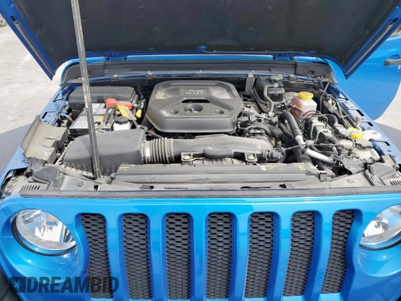 2021 Jeep Wrangler Sport S with VIN 1C4GJXAN0MW790739, listed as a Copart auction lot 47780115 with Not Provided miles and Salvage Title. Bid and sale history available at DreamBid. Image 11.