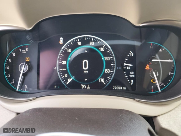 2016 Buick LaCrosse with VIN 1G4GA5G36GF219587, listed as a Copart auction lot 80335314 with 77,053 mi miles and Salvage Title. Bid and sale history available at carsss.com. Image 9.