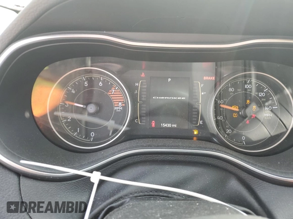 2020 Jeep Cherokee Latitude with VIN 1C4PJMCX6LD645714, listed as a Copart auction lot 69430894 with 15,430 mi miles and Salvage Title. Bid and sale history available at carsss.com. Image 9.