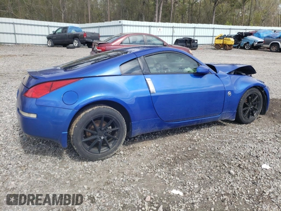 2003 Nissan 350Z Touring with VIN JN1AZ34E03T005917, listed as a Copart auction lot 51218465 with 0 mi miles and Salvage Title. Bid and sale history available at carsss.com. Image 3.