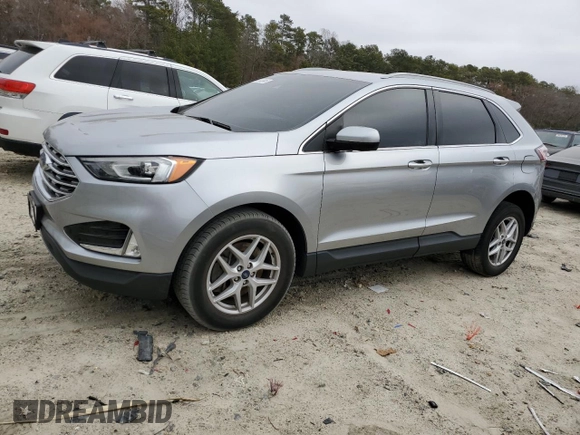 2021 Ford Edge SEL with VIN 2FMPK4J94MBA15436, listed as a Copart auction lot 48448995 with 98,486 mi miles and Salvage Title. Bid and sale history available at carsss.com. Image 1.