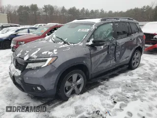 2020 Honda Passport Touring with VIN 5FNYF8H98LB008016, listed as a Copart auction lot 43812915 with 83,167 mi miles and Salvage Title. Bid and sale history available at carsss.com. Image 1.
