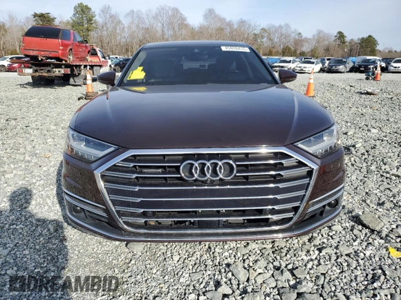 2019 Audi A8 L with VIN WAU8DAF83KN014441, listed as a Copart auction lot 45976415 with 78,749 mi miles and Salvage Title. Bid and sale history available at carsss.com. Image 5.
