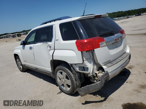 2012 GMC Terrain SLT-2 with VIN 2GKFLWE55C6358333, listed as a Copart auction lot 61654865 with 164,249 mi miles and Salvage title. Bid and sale history available at DreamBid. Image 2.