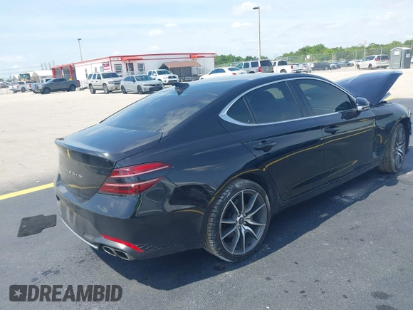 2023 Genesis G70 2.0T z VIN KMTG34TA4PU135164, wystawiony jako IAAI lot #42209723 z przebiegiem 14 251 mil mil oraz . Historia ofert i sprzedaży dostępna na DreamBid. Obrazek 4.