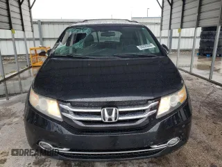 2015 Honda Odyssey Touring Elite с VIN 5FNRL5H91FB107793, выставлен на аукционе Copart как лот 59295355 с пробегом 91 910 миль миль и Списание • Salvage title. История ставок и продаж доступна на DreamBid. Изображение 5.