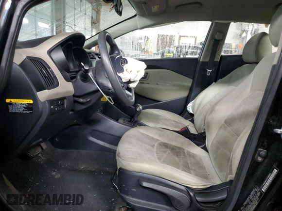 2012 Kia Rio LX with VIN KNADM4A32C6086335, listed as a Copart auction lot 44981535 with 145,806 mi miles and Salvage Title. Bid and sale history available at carsss.com. Image 7.