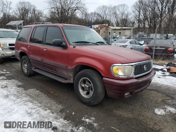 1999 Mercury Mountaineer with VIN 4M2ZU52E8XUJ22216, listed as a Copart auction lot 86806614 with 160,983 mi miles and Salvage title. Bid and sale history available at DreamBid. Image 4.
